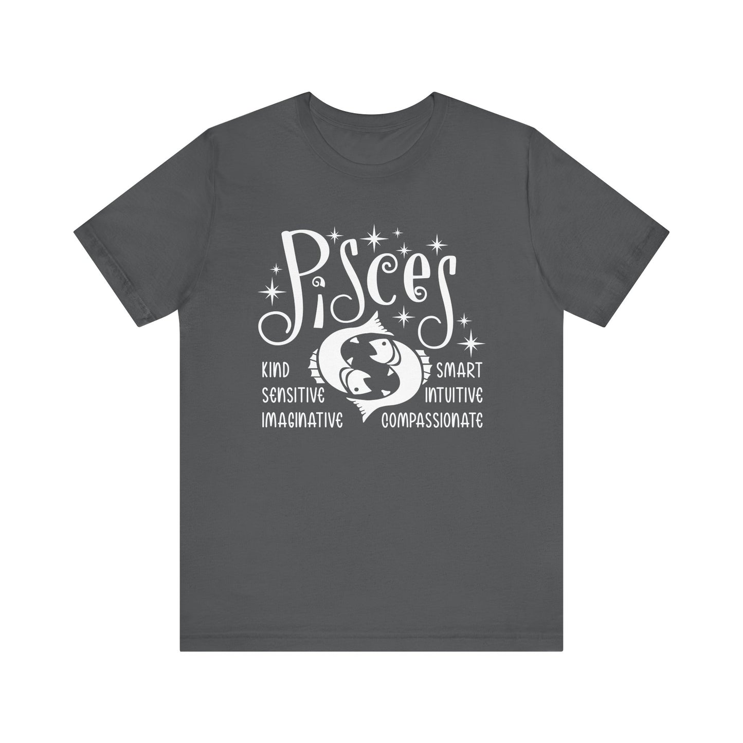 Pisces Zodiac T-Shirt - Dreamy & Intuitive Pisces Tee for Astrology Lovers