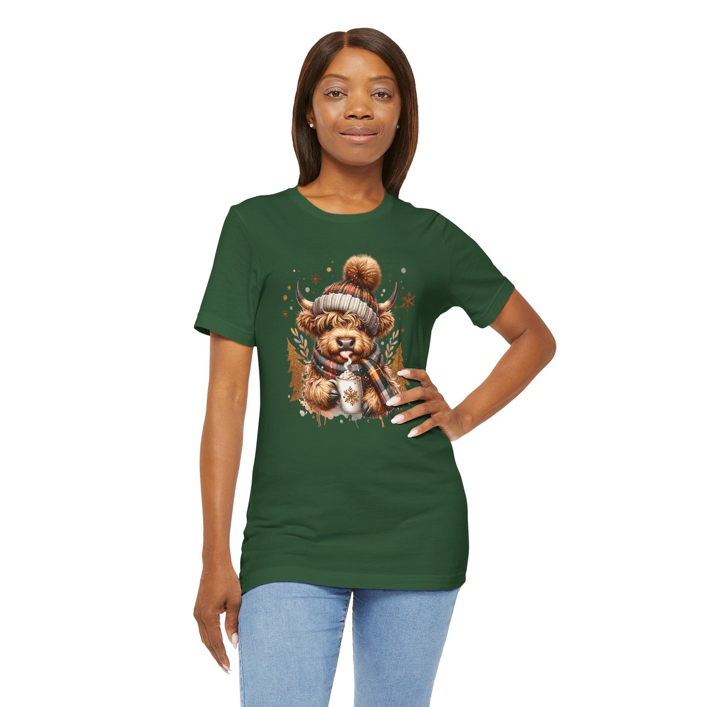 Highland cow tee