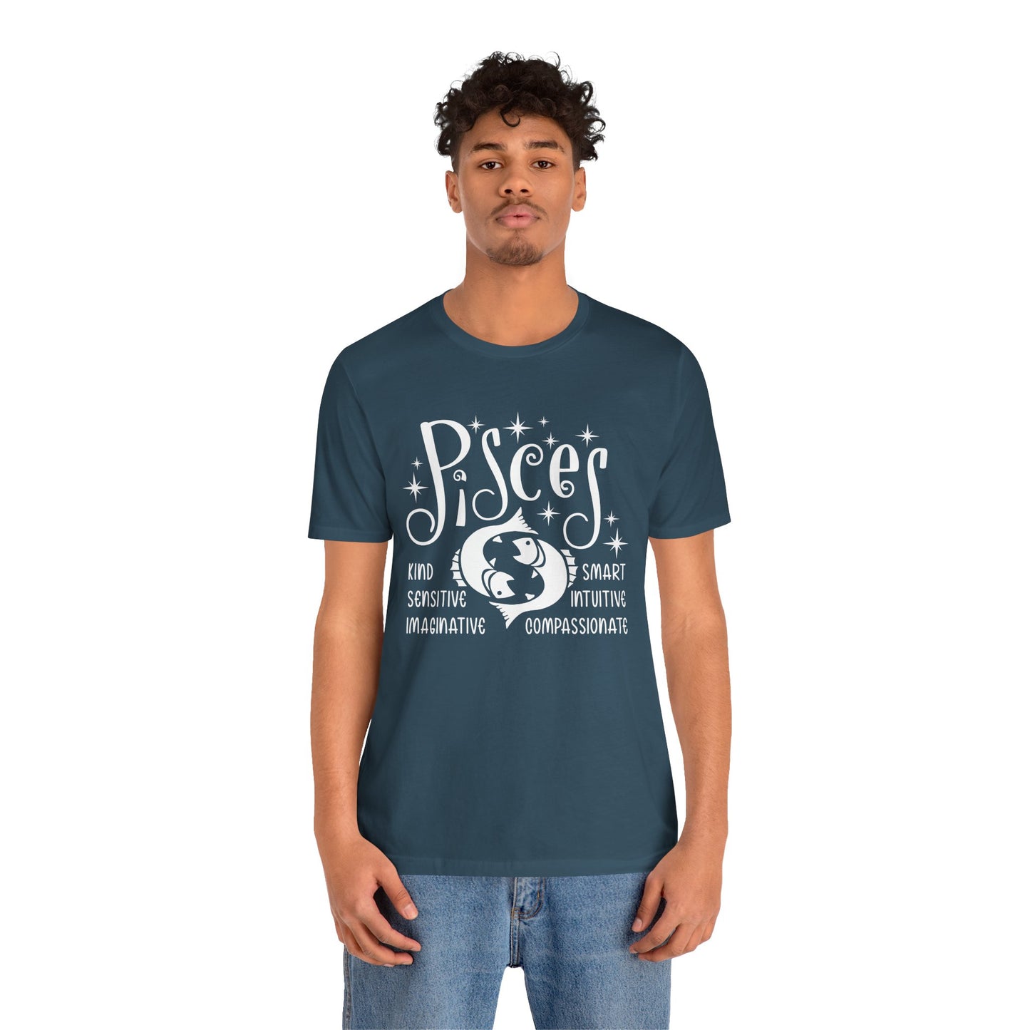 Pisces Zodiac T-Shirt - Dreamy & Intuitive Pisces Tee for Astrology Lovers