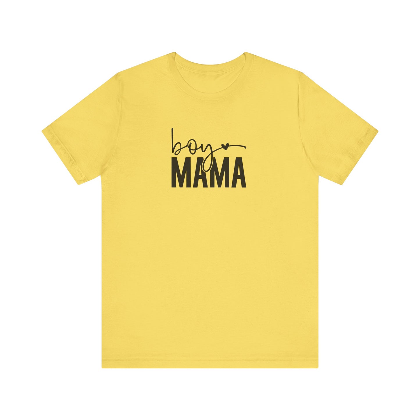 Boy Mama Tee – Proud Mom Life Statement Unisex Jersey Short Sleeve Tee