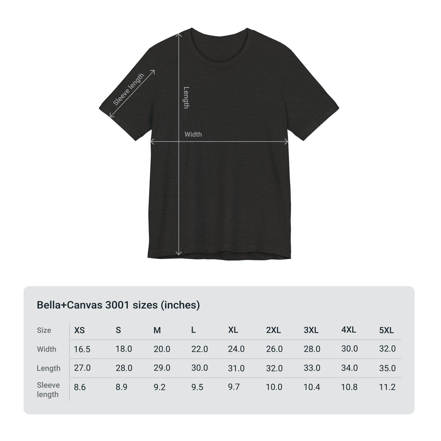 size chart for cat mom shirt