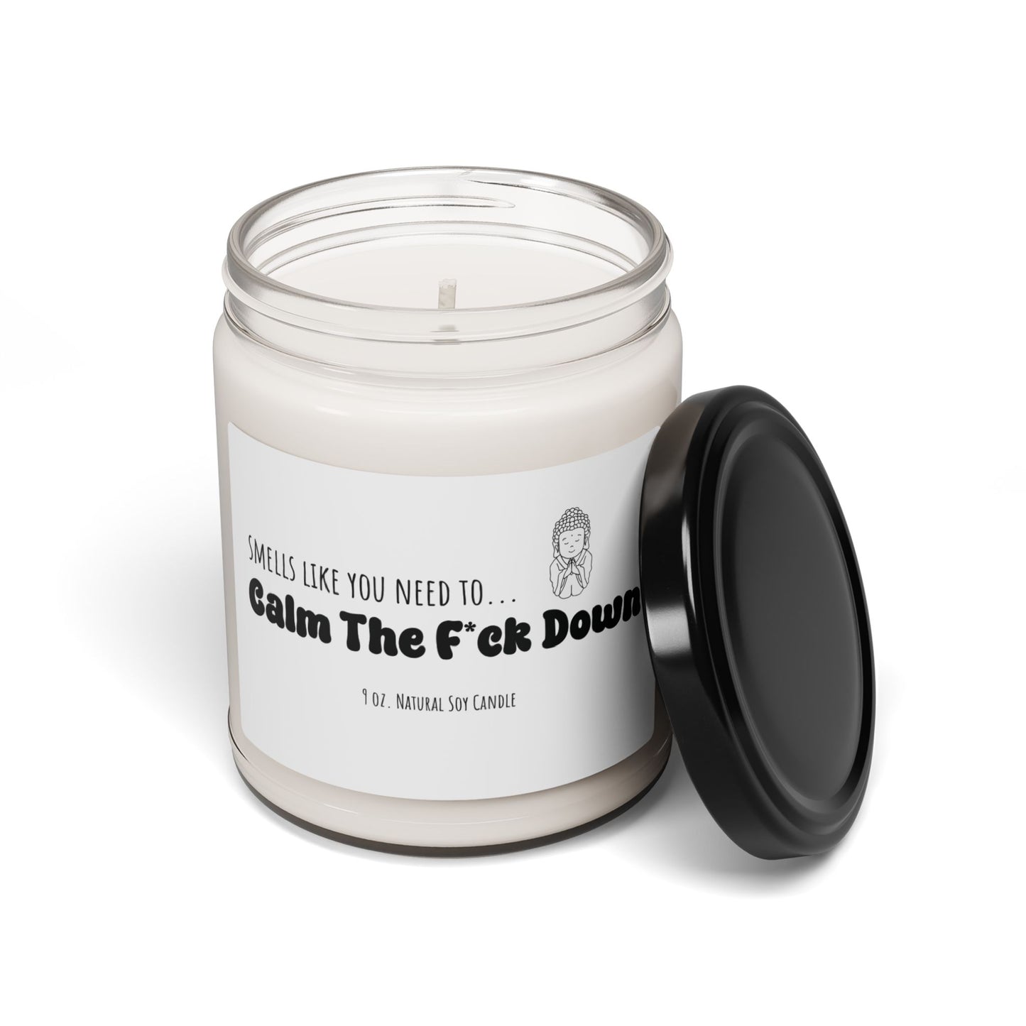 Smells Like You Need To Calm The F*ck Down Meditation Candle, Hippy Candle Gift, Zen Gift For Her/Him