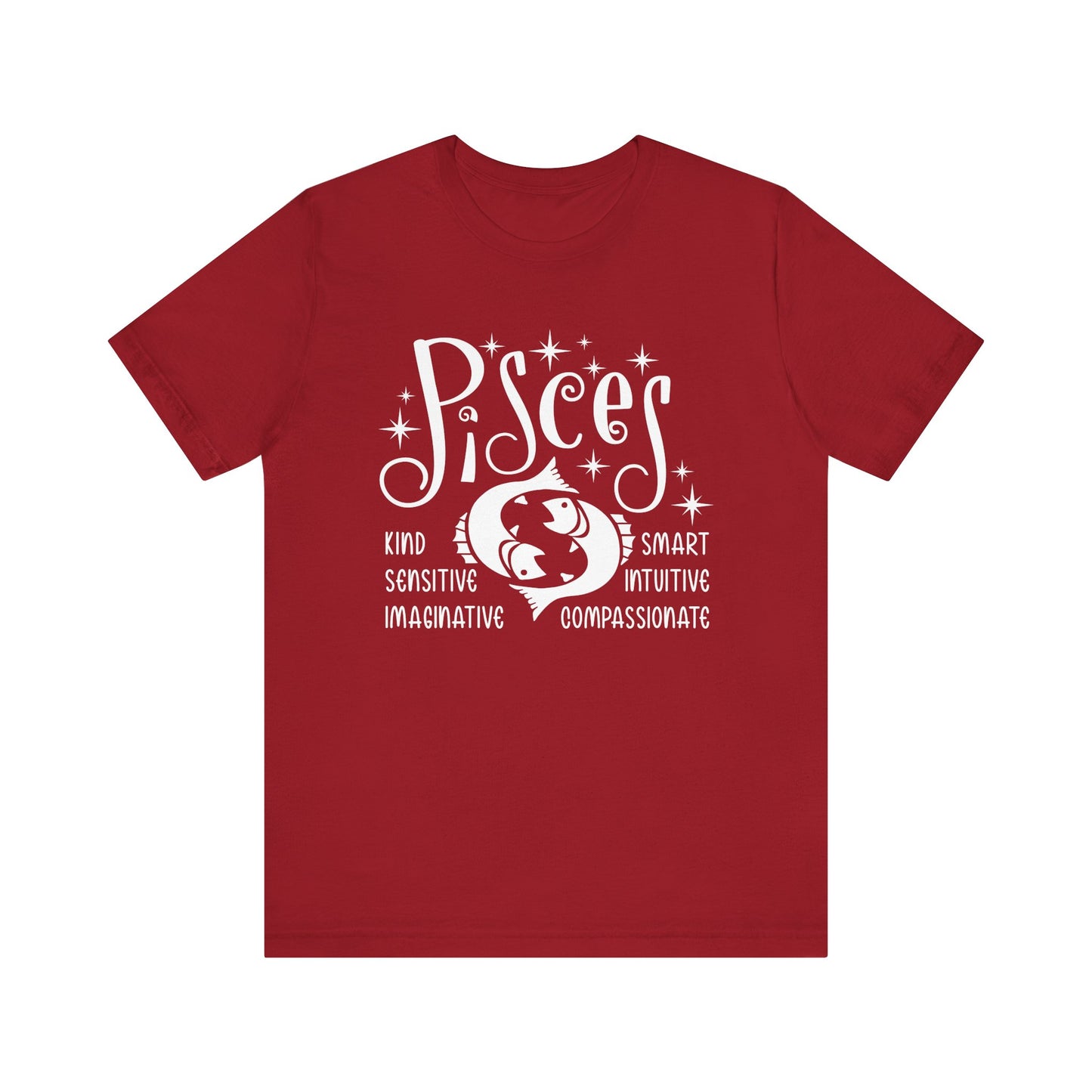 Pisces Zodiac T-Shirt - Dreamy & Intuitive Pisces Tee for Astrology Lovers