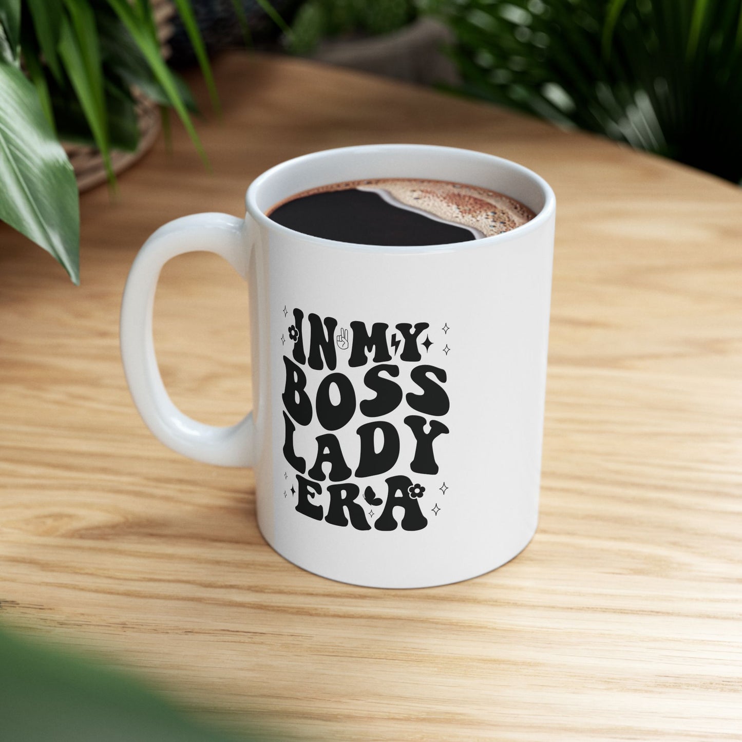 In My Boss Lady Era Mug - Empowering Coffee Mug for Strong Women Ceramic Mug, 15oz