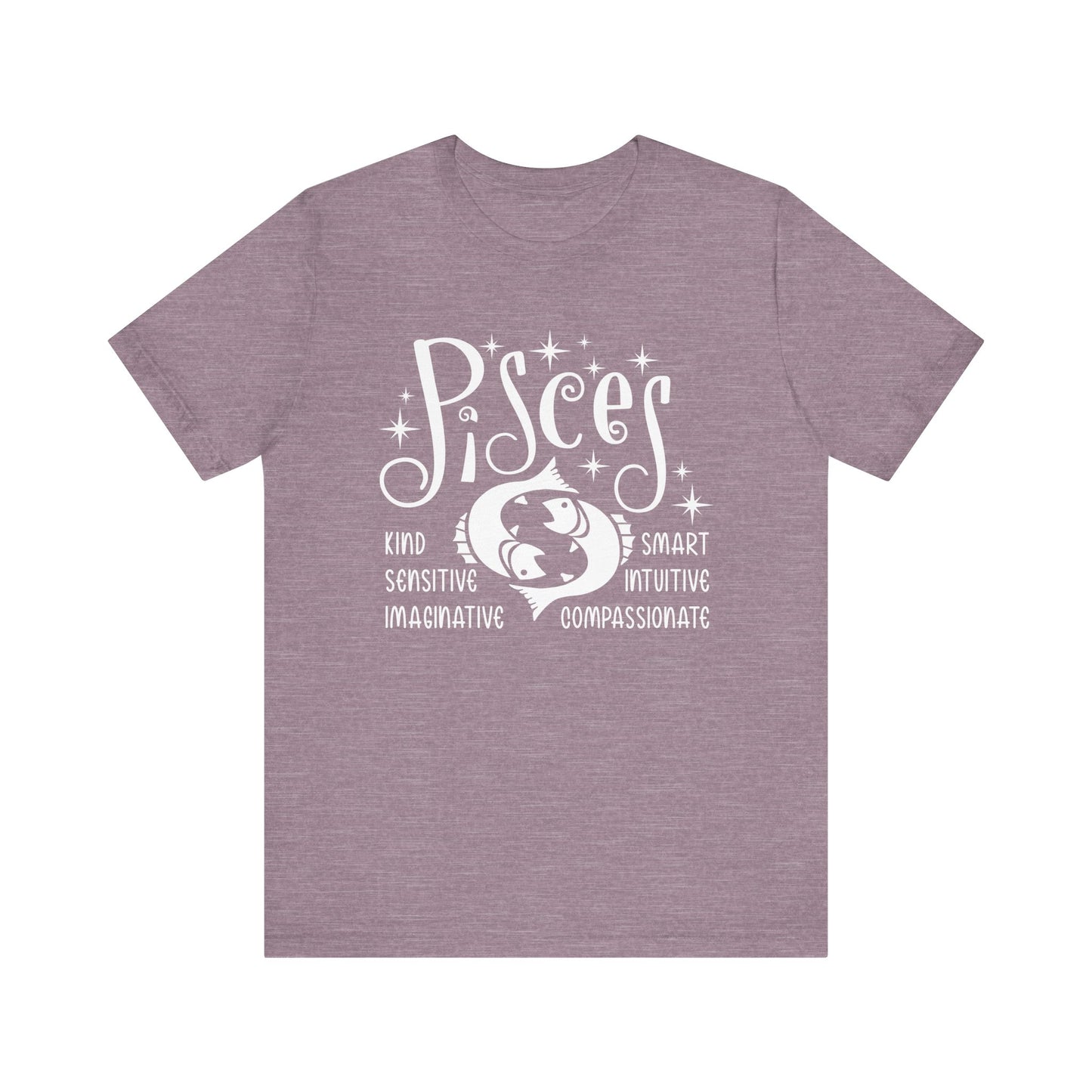 Pisces Zodiac T-Shirt - Dreamy & Intuitive Pisces Tee for Astrology Lovers