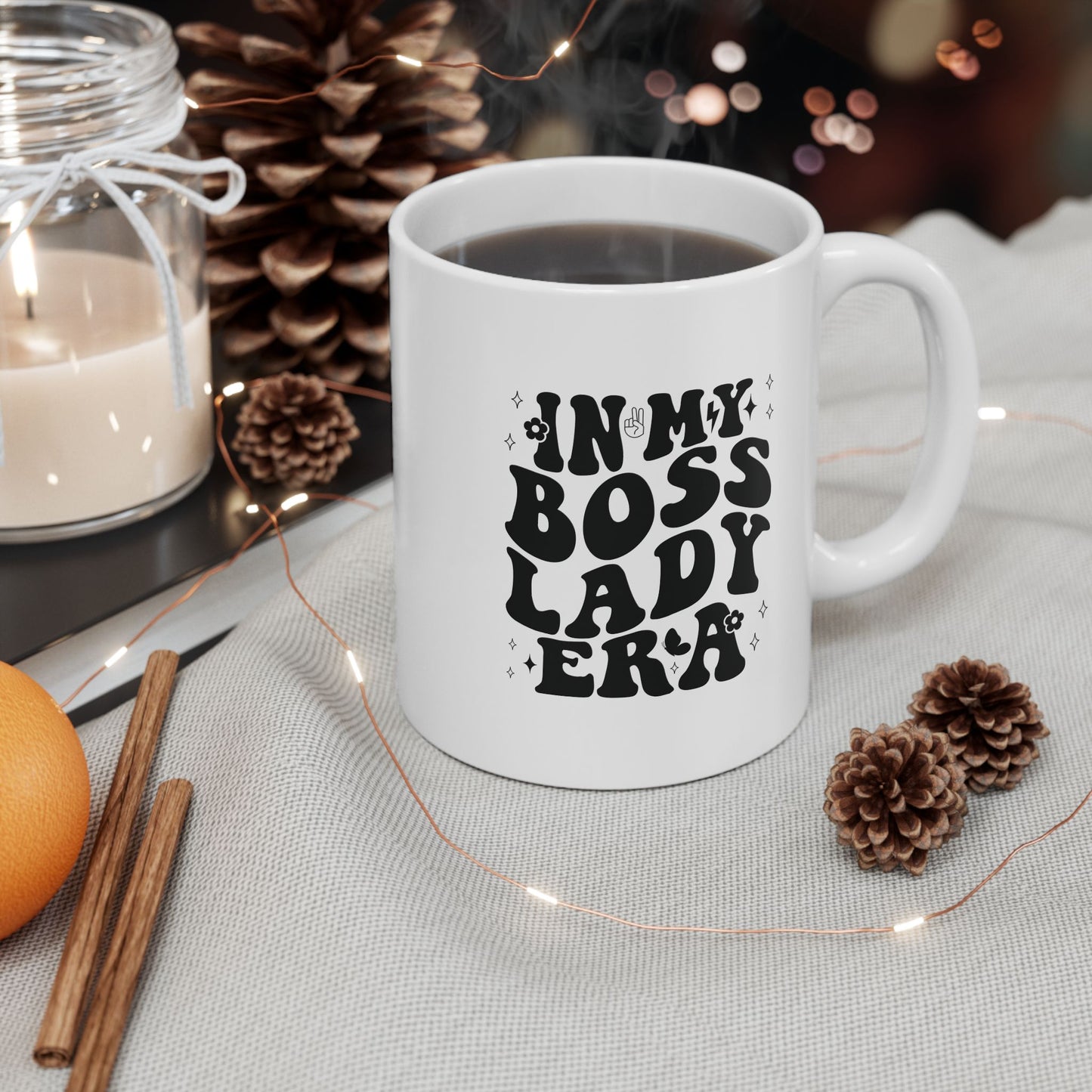 In My Boss Lady Era Mug - Empowering Coffee Mug for Strong Women Ceramic Mug, 15oz