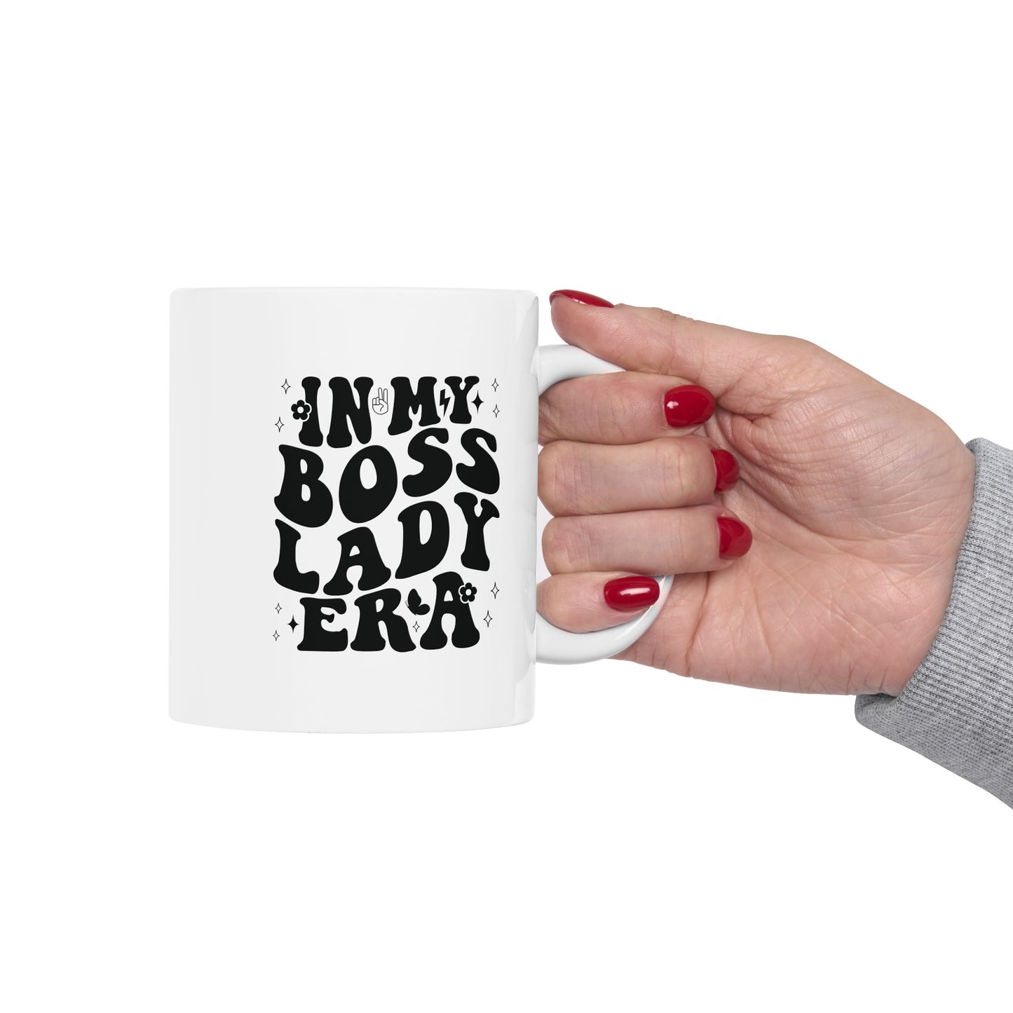 In My Boss Lady Era Mug - Empowering Coffee Mug for Strong Women Ceramic Mug, 15oz