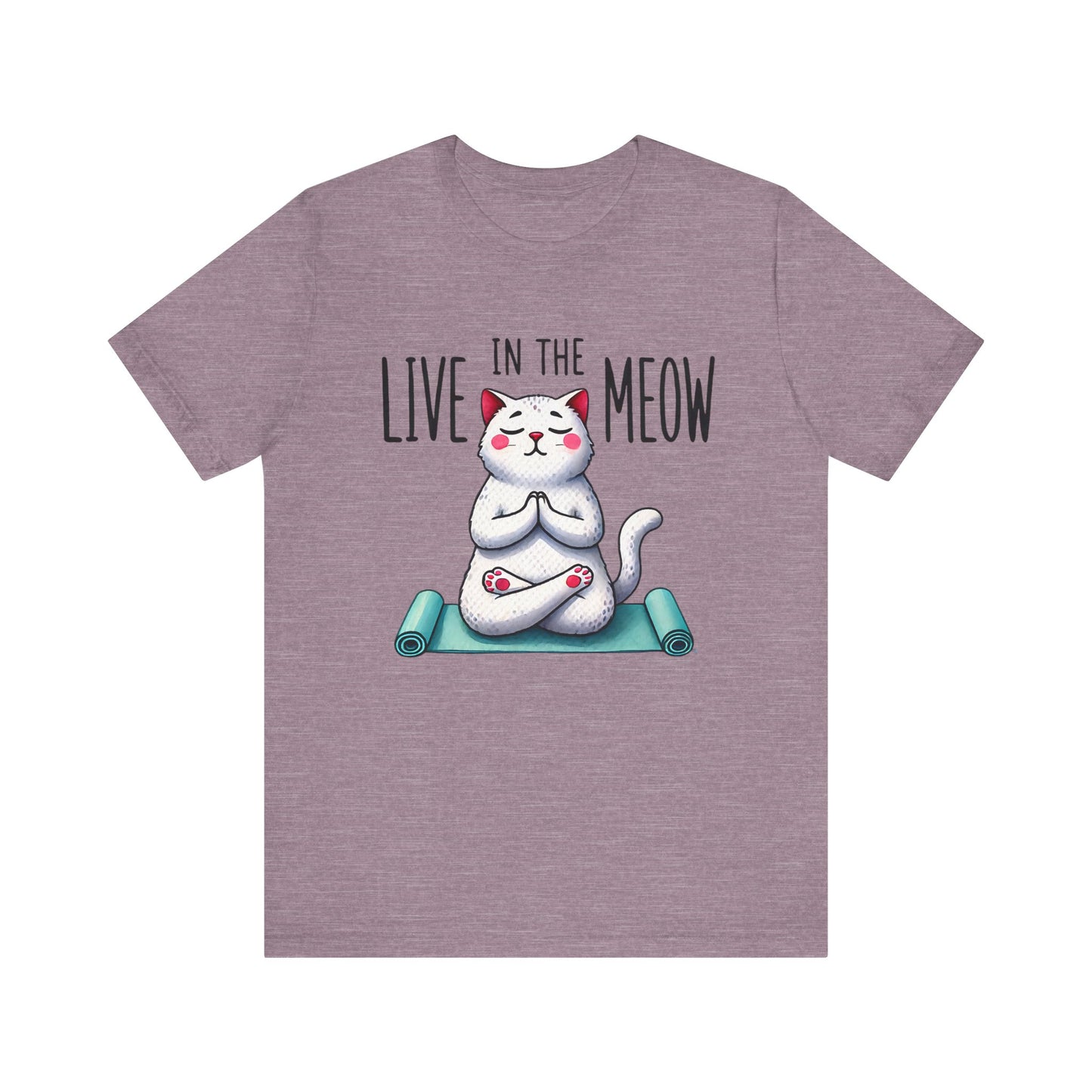 Live in the Meow Cat Shirt