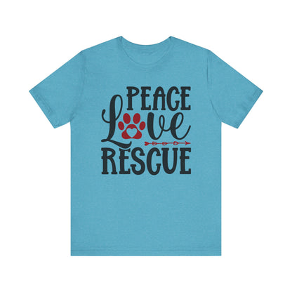 Peace Love Rescue tee