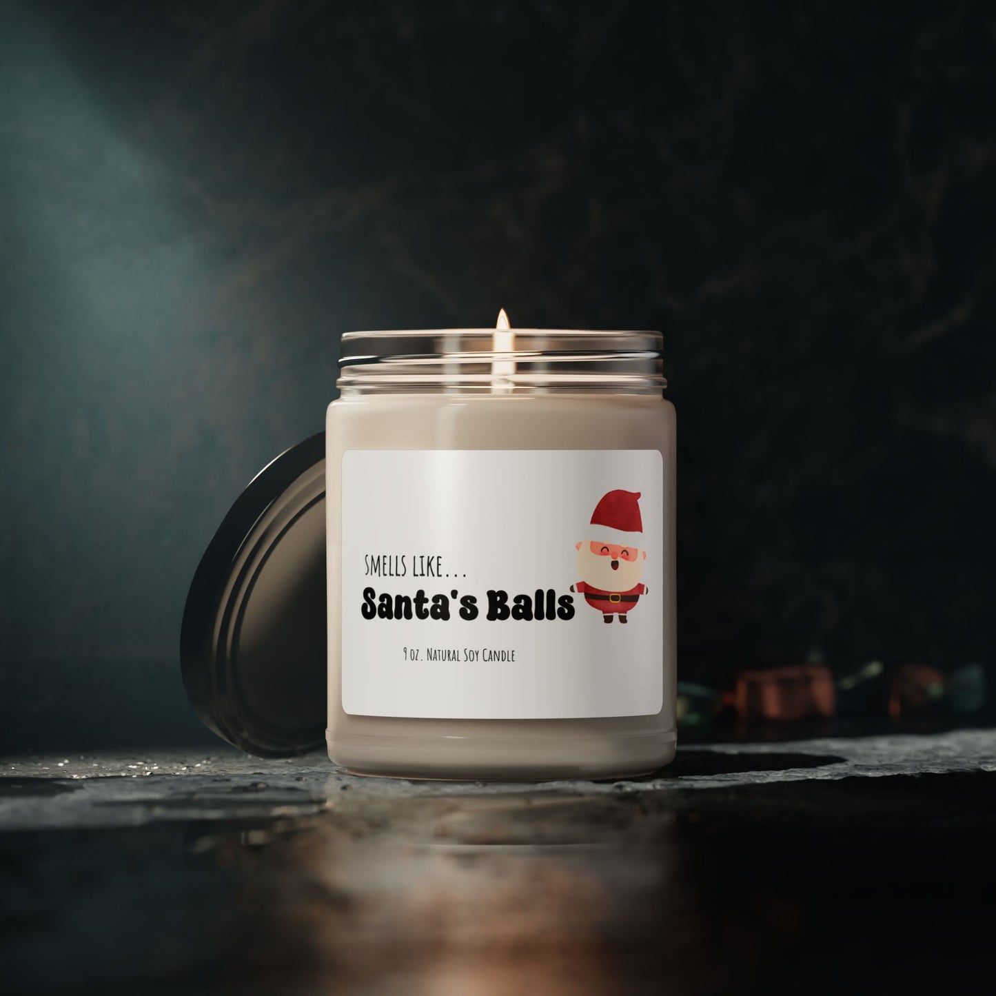 Smells Like...Santa's Balls, Fun Candle, Gift For Him/Her