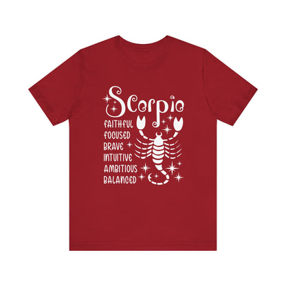 Scorpio Zodiac T-Shirt - Mysterious & Passionate Scorpio Tee for Astrology Lovers