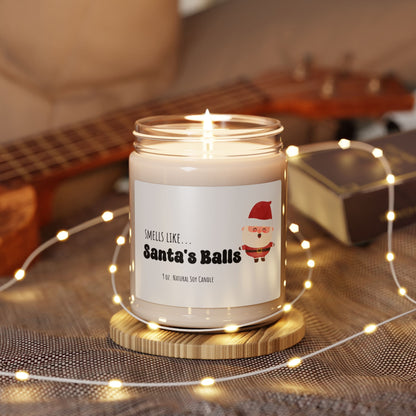 Smells Like...Santa's Balls, Fun Candle, Gift For Him/Her