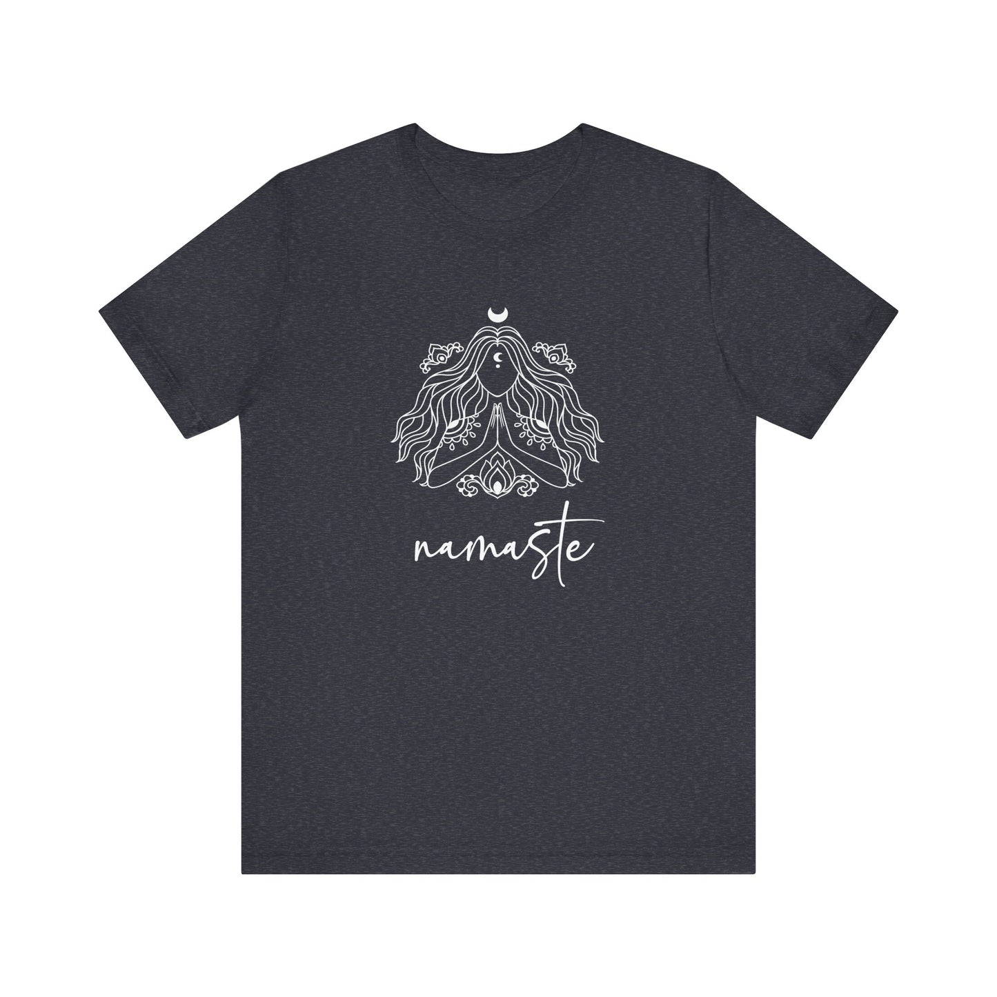 Namaste hippy meditation shirt in gray