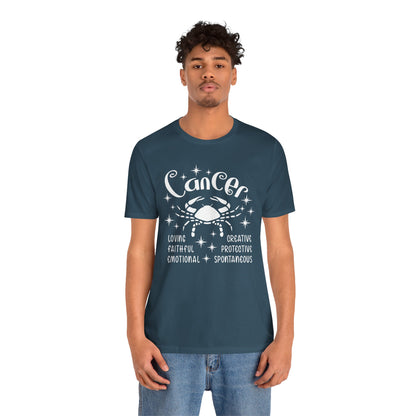 Cancer Zodiac T-Shirt - Nurturing & Intuitive Cancer Tee for Astrology Lovers