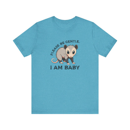 Please Be Gentle, I Am Baby T-Shirt – Adorably Relatable Unisex Jersey Short Sleeve Tee