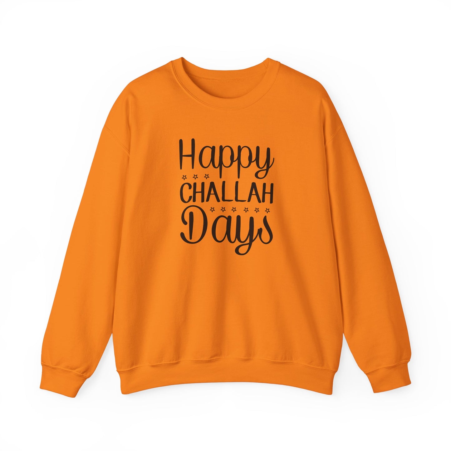 Happy Challah Days Sweatshirt - Cozy & Fun Holiday Apparel Unisex Heavy Blend™ Crewneck Sweatshirt