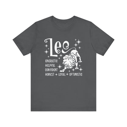 Leo Zodiac T-Shirt - Bold & Radiant Leo Tee for Astrology Lovers