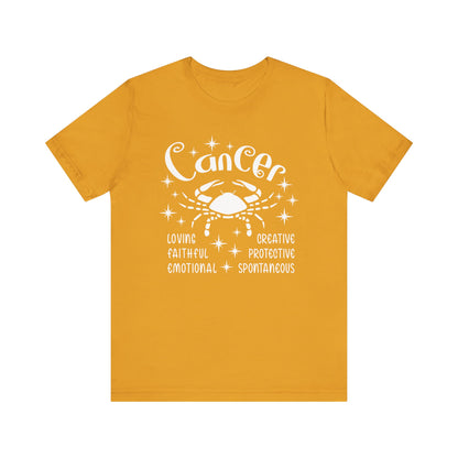 Cancer Zodiac T-Shirt - Nurturing & Intuitive Cancer Tee for Astrology Lovers