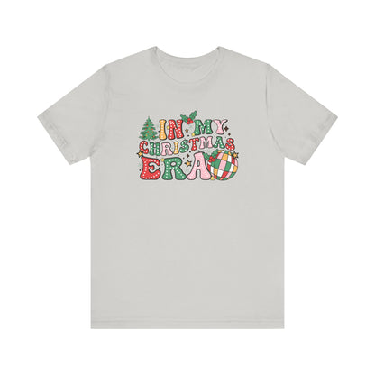 In My Christmas Era T-Shirt – Groovy Holiday Doodle Design, Festive Unisex Tee, Soft Cotton Shirt for Celebrating the Season with Style