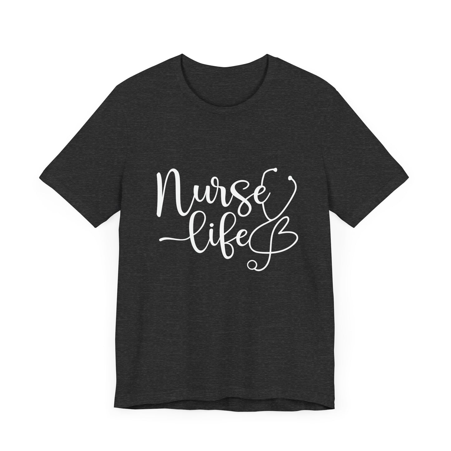 Nurse Life Tee – Compassion, Care & Hustle Unisex Jersey Short Sleeve Tee