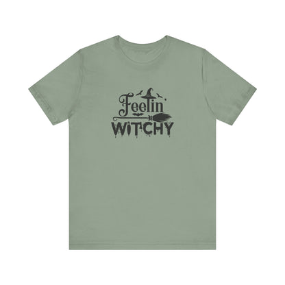 Feelin Witchy Tee, Witchcraft Gift, Inner Witch, Gift For Her, Gift For Halloween