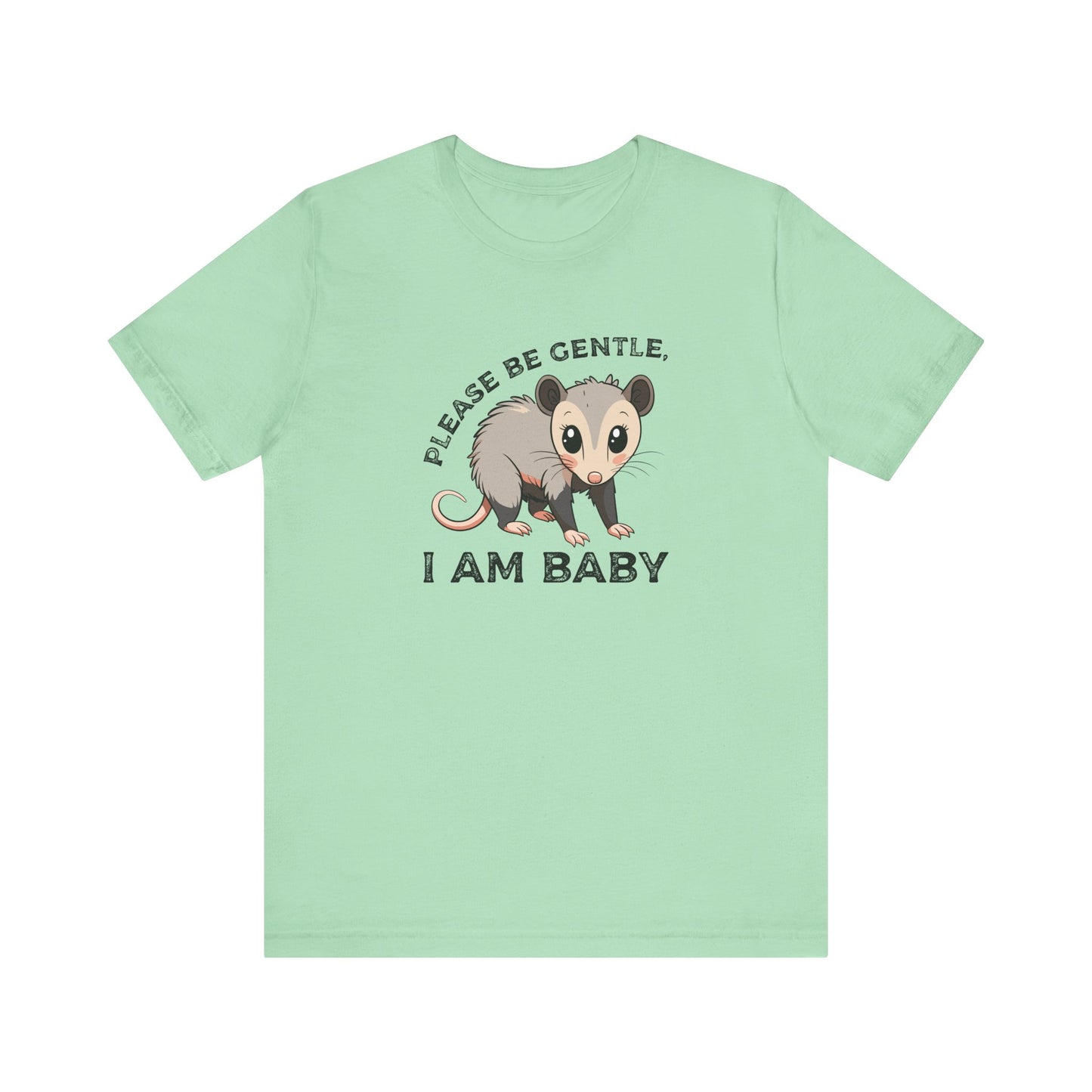 Please Be Gentle, I Am Baby T-Shirt – Adorably Relatable Unisex Jersey Short Sleeve Tee