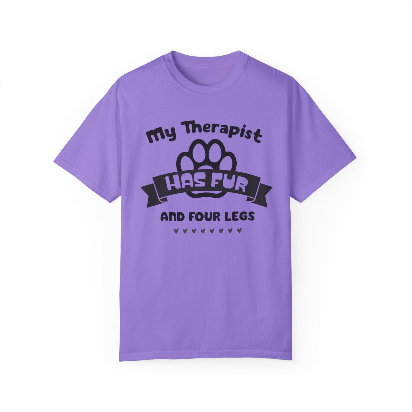 My therapist has fur and four legs tee shirt