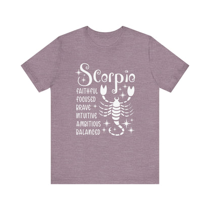 Scorpio Zodiac T-Shirt - Mysterious & Passionate Scorpio Tee for Astrology Lovers