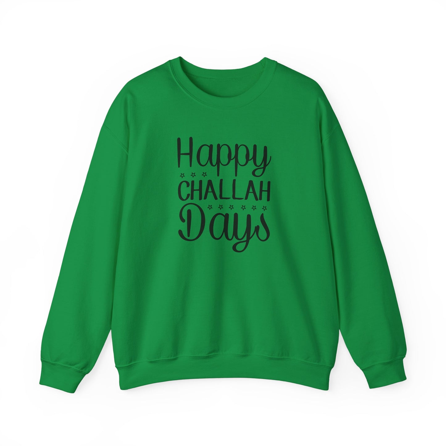 Happy Challah Days Sweatshirt - Cozy & Fun Holiday Apparel Unisex Heavy Blend™ Crewneck Sweatshirt