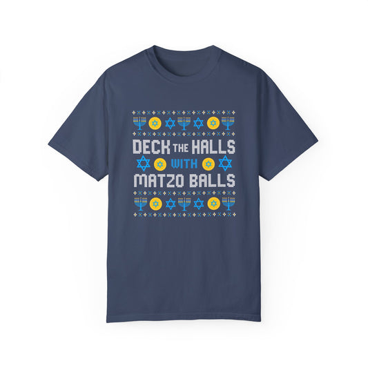 Deck the hall with Matzo balls tee