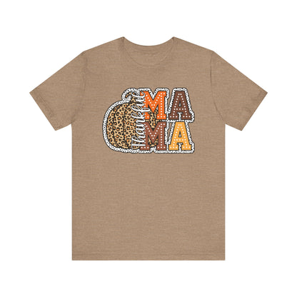 Thankful Mama Tee – Cozy Thanksgiving Style for Her, Unisex Jersey Short Sleeve Tee