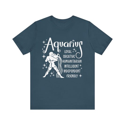 Aquarius t-shirt gift for him her