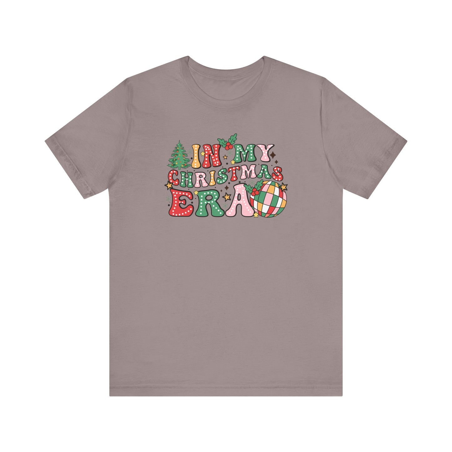 In My Christmas Era T-Shirt – Groovy Holiday Doodle Design, Festive Unisex Tee, Soft Cotton Shirt for Celebrating the Season with Style