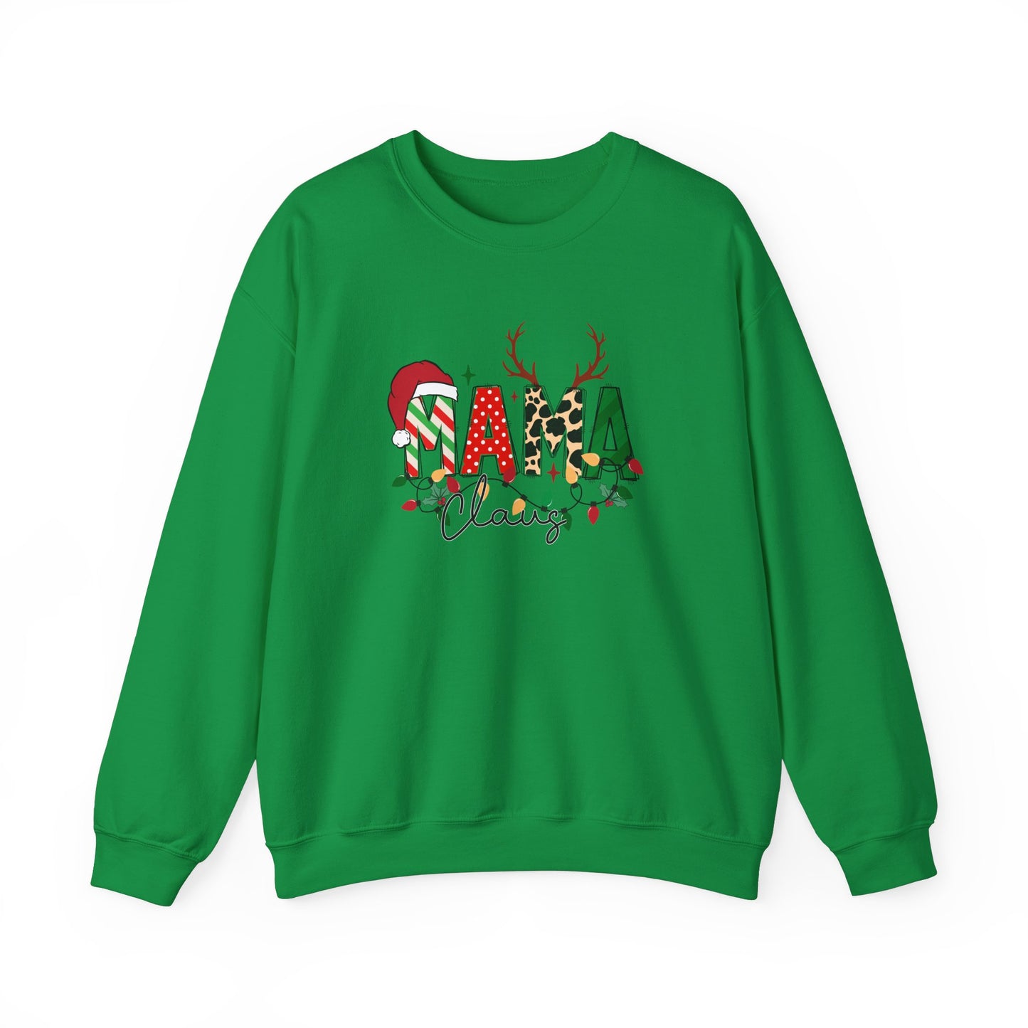 Mama Claus sweatshirt in green