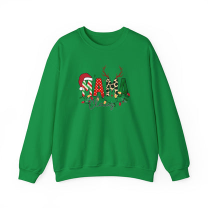 Mama Claus sweatshirt in green