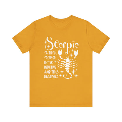 Scorpio Zodiac T-Shirt - Mysterious & Passionate Scorpio Tee for Astrology Lovers