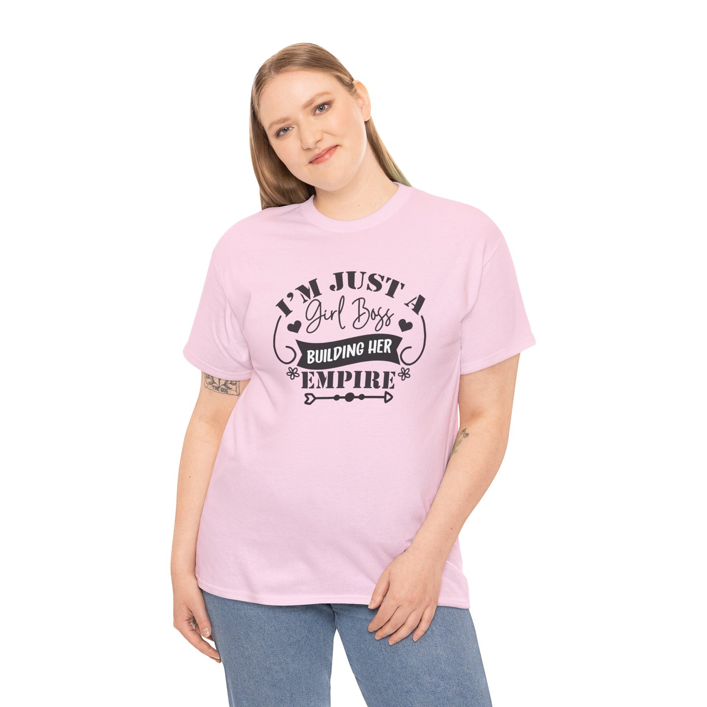 Girl Boss Empire Tee – Build Your Dreams in Style Unisex Heavy Cotton Tee