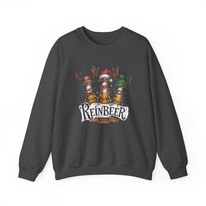 Reinbeer Sweatshirt – Fun Holiday Cheers Unisex Heavy Blend™ Crewneck Sweatshirt