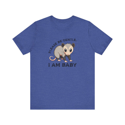 Please be gentle I am baby tee shirt