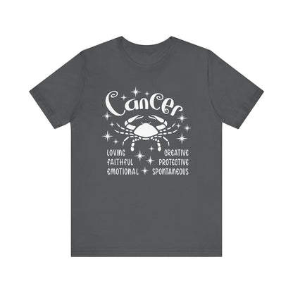 Cancer Zodiac T-Shirt - Nurturing & Intuitive Cancer Tee for Astrology Lovers