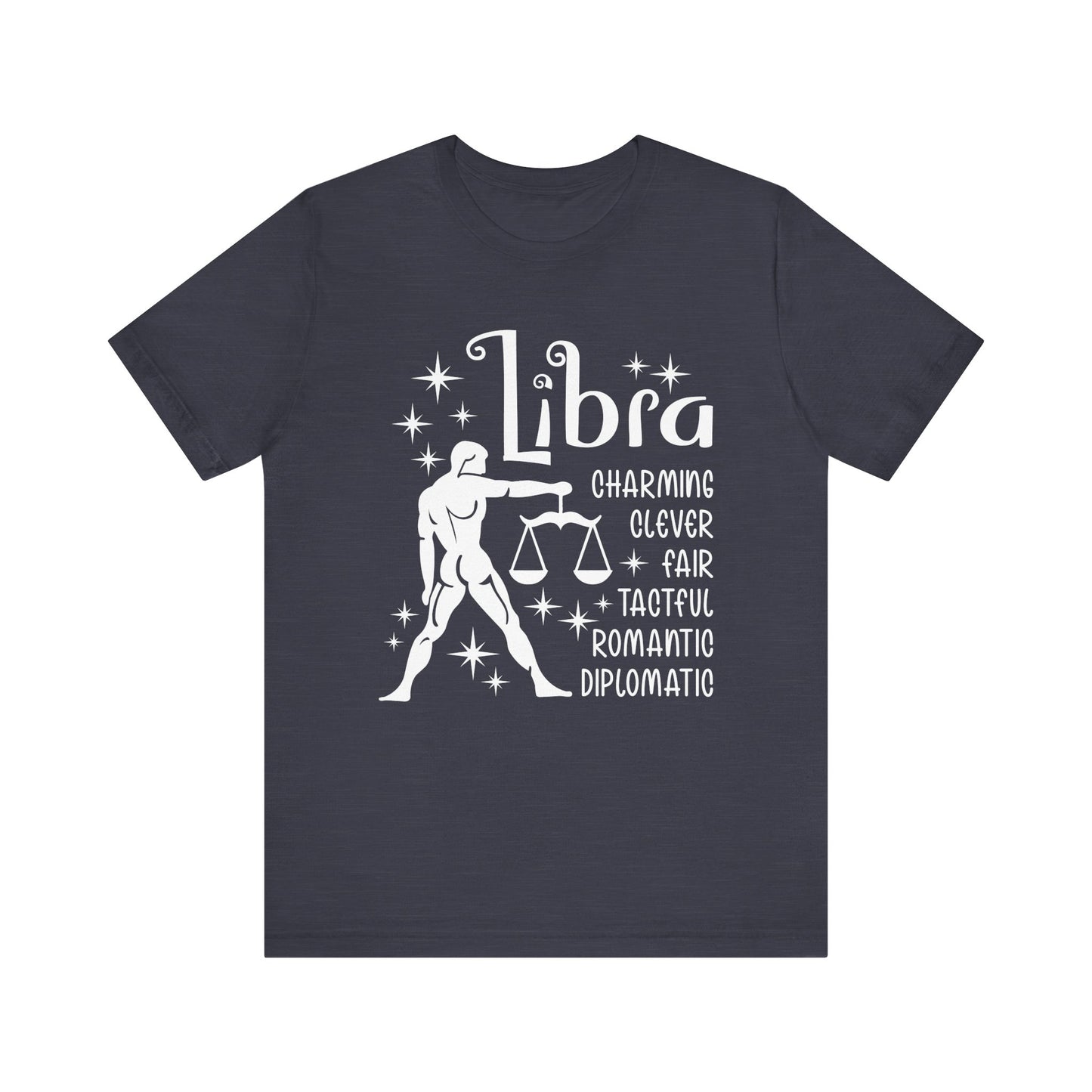 Libra Zodiac T-Shirt - Balanced & Charming Libra Tee for Astrology Lovers