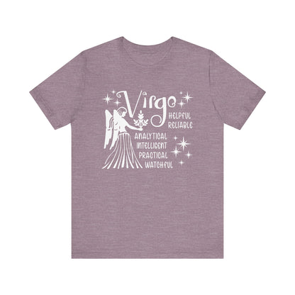 Virgo Zodiac T-Shirt - Practical & Thoughtful Virgo Tee for Astrology Lovers