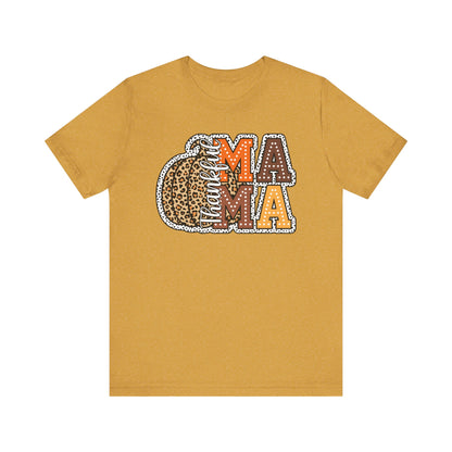 Thankful Mama Tee – Cozy Thanksgiving Style for Her, Unisex Jersey Short Sleeve Tee