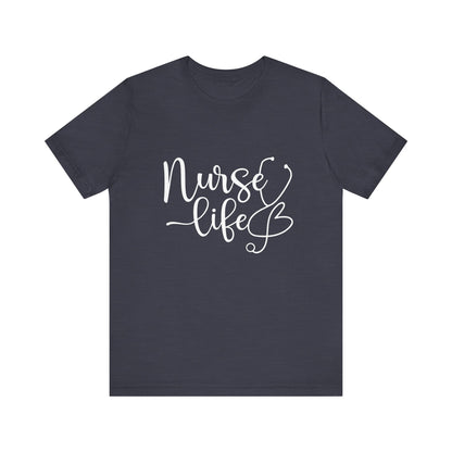 Nurse Life Tee in navy