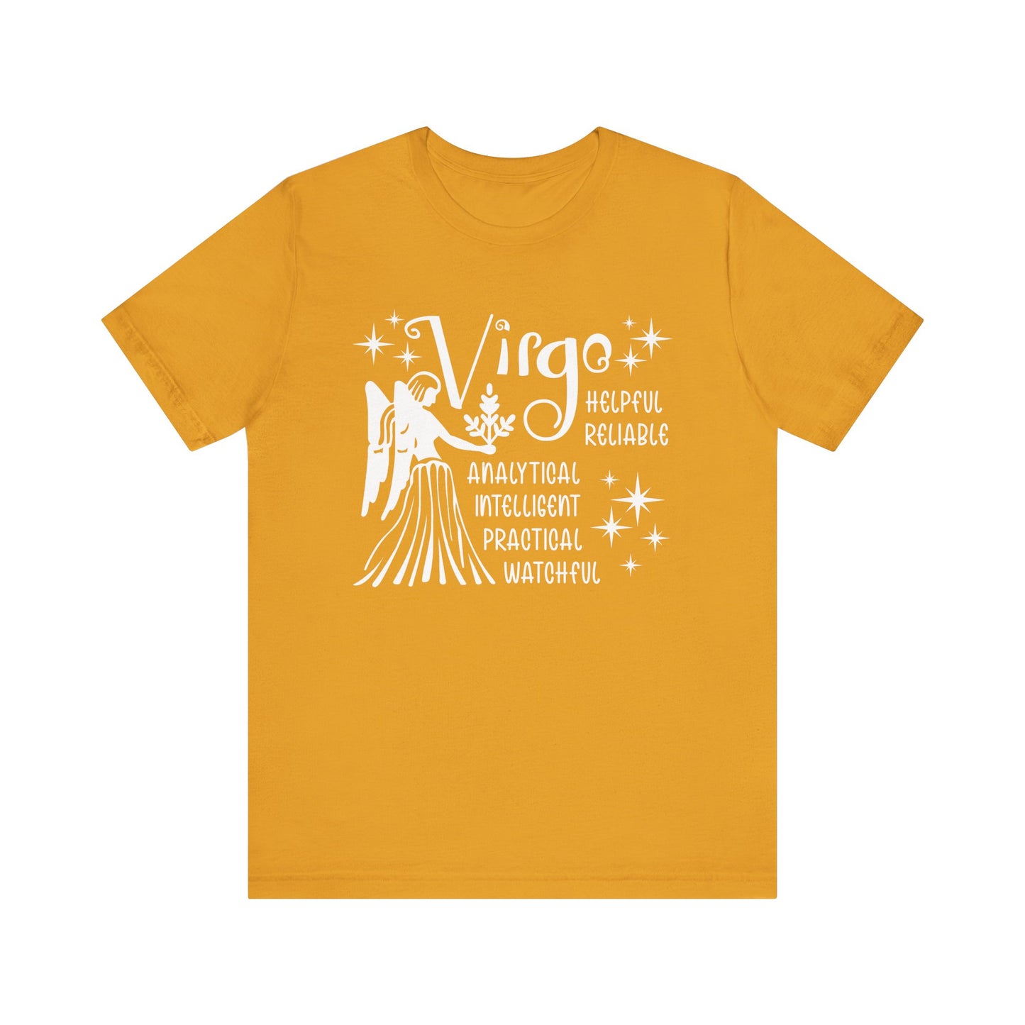 Virgo Zodiac T-Shirt - Practical & Thoughtful Virgo Tee for Astrology Lovers