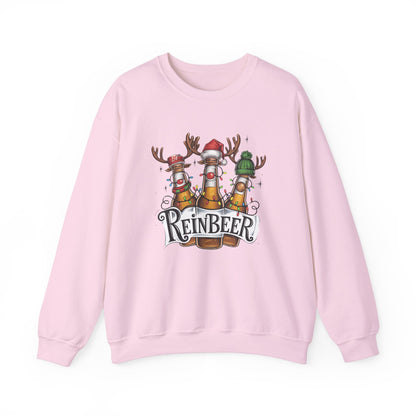 Reinbeer Sweatshirt – Fun Holiday Cheers Unisex Heavy Blend™ Crewneck Sweatshirt