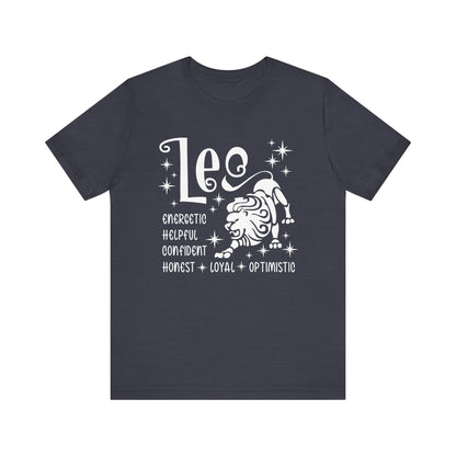 Leo Zodiac T-Shirt - Bold & Radiant Leo Tee for Astrology Lovers