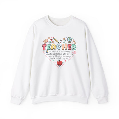 Inspirational Teacher Crewneck Sweatshirt - Perfect Gift for Teachers Unisex Heavy Blend™ Crewneck Sweatshirt