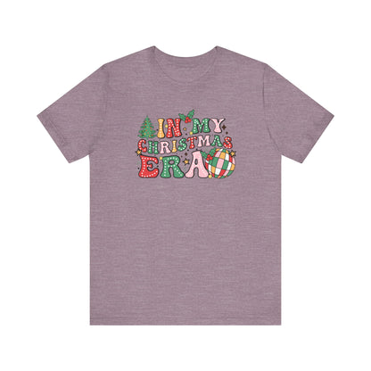 In My Christmas Era T-Shirt – Groovy Holiday Doodle Design, Festive Unisex Tee, Soft Cotton Shirt for Celebrating the Season with Style