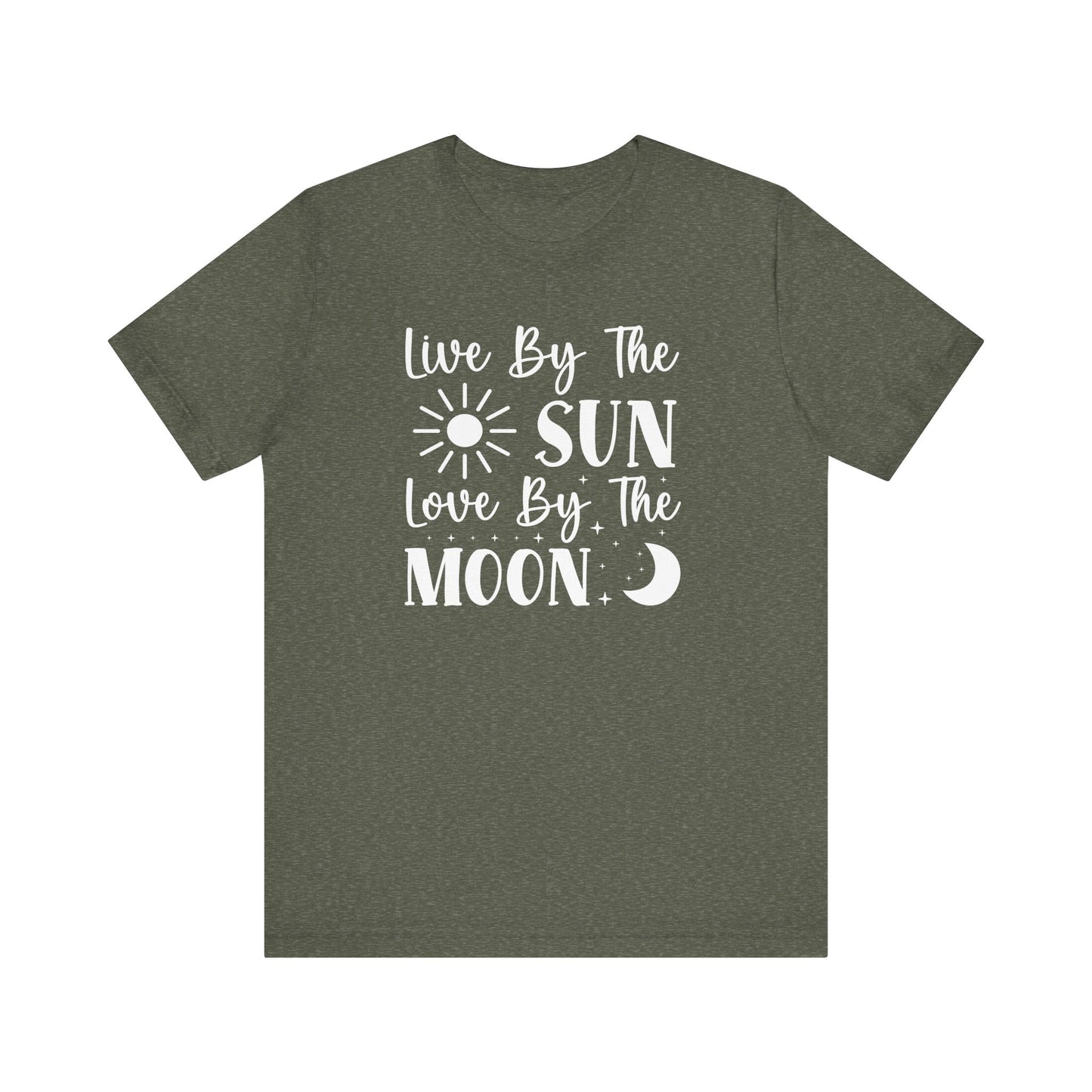 green live by the sun love by the moon tee shirt boho hippy